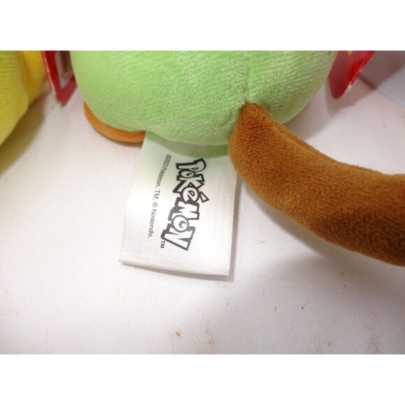 Pokemon Plush Toy Set Charmander Bulbasaur Pikachu Grookey Torchic 8" Official C - Picture 9 of 12